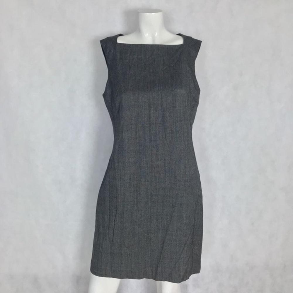 Theory Dress Sheath Almeria Wool Tweed